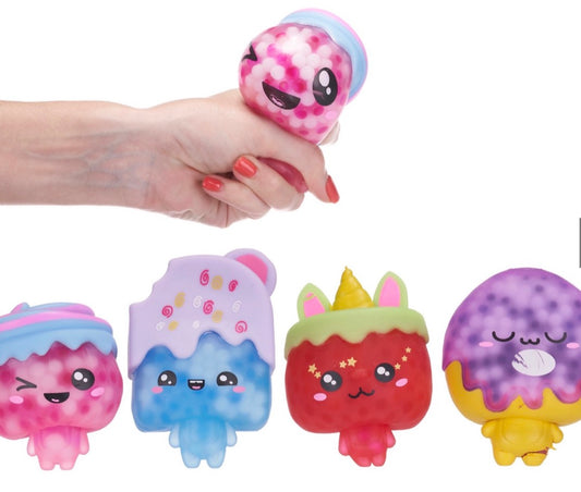 6CM FRUIT LOLLY SQUEEZY 4 ASST (DB) KAWAII FOODIEZ