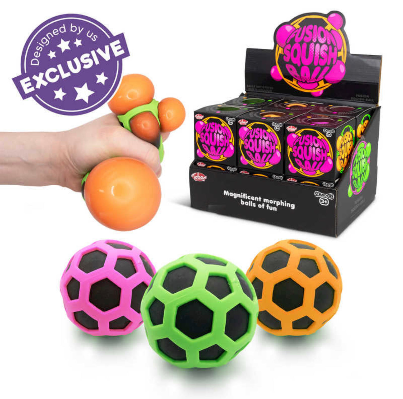 SCRUNCHEMS FUSION SQUISH BALL