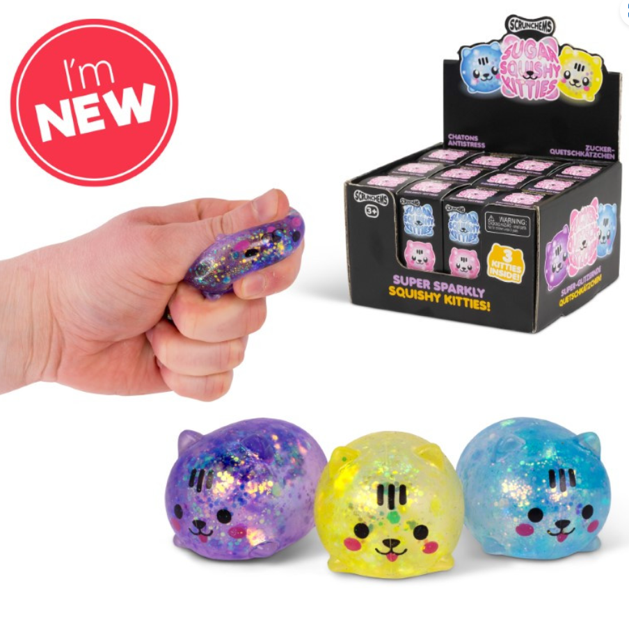 SCRUNCHEMS DIDDY SQUISHY KITTIES - 3PK