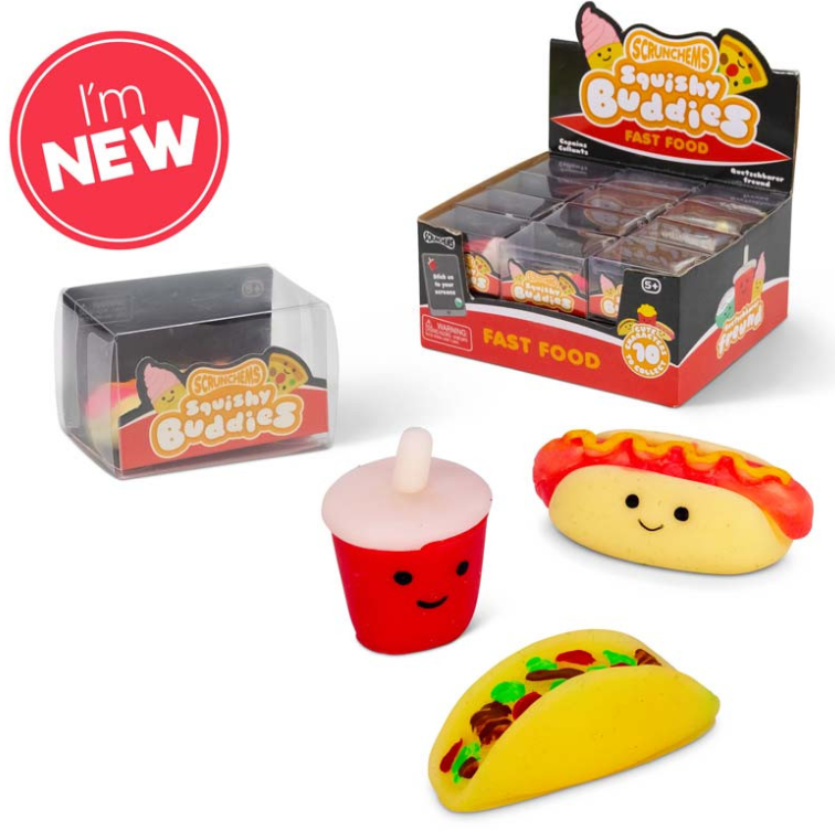 SCRUNCHEMS SQUISHY BUDDIES - FAST FOOD