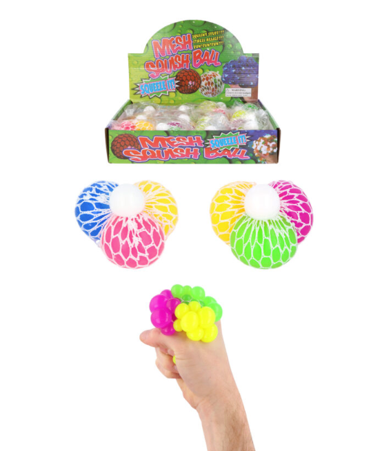 3-in-1 Squeeze Ball in Mesh