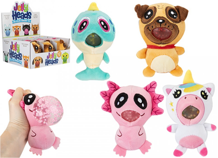 CUTE PLUSH PBJ JELLY HEADS