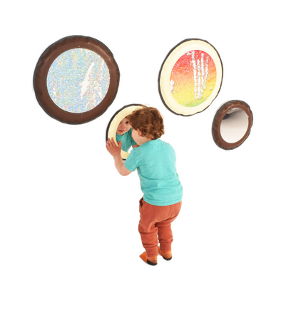 Soft Circle Sequins & Mirrors Set - SENsory Toys4U