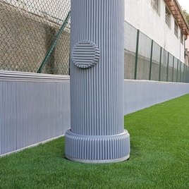 Pillar Wall Guard Ribbing