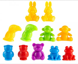 MINI ANIMAL FIGURES BULK PACK 6 ASSORTED