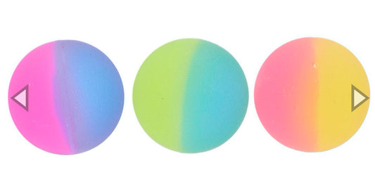 32MM 2-TONE JET BALL ASST