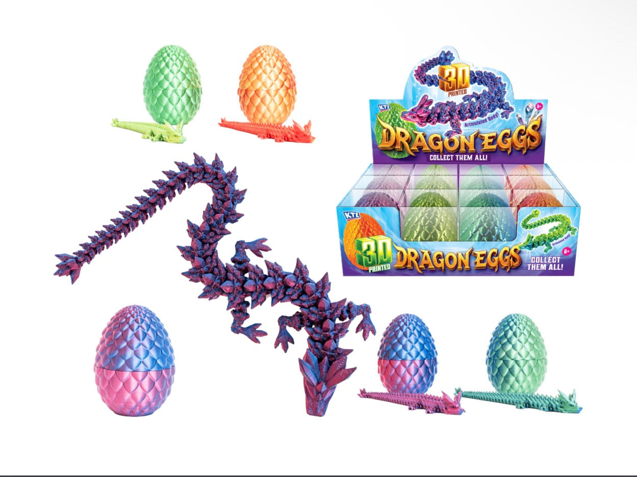 3d Dragon Egg (4 Assorted)