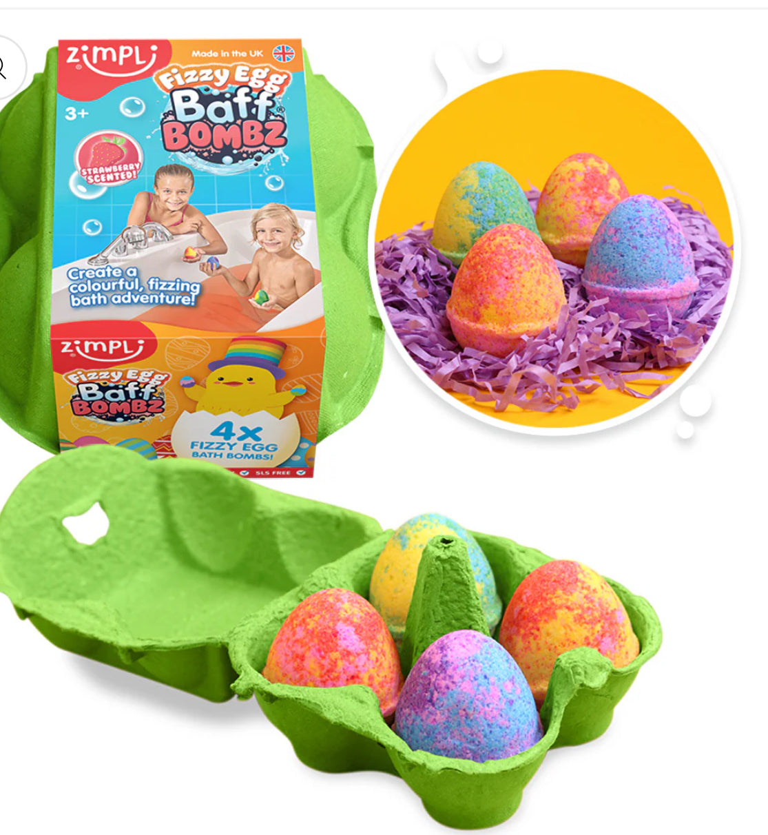 Fizzy Egg Baff Bombz