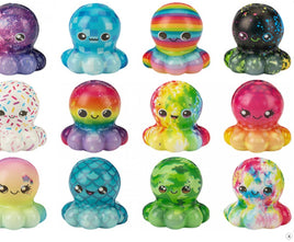 SLOW RISE OCTOPUS 4CM 12 ASSORTED