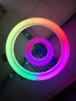 LED Colour Changing Ceiling Ring : Large – 100cm