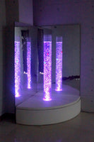 Mirrors for Large Bubble Tubes Backed on Plywood 2 Pack