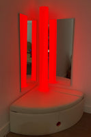 Mirrors for Large Bubble Tubes Backed on Plywood 2 Pack