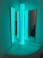 Mirrors for Large Bubble Tubes Backed on Plywood 2 Pack