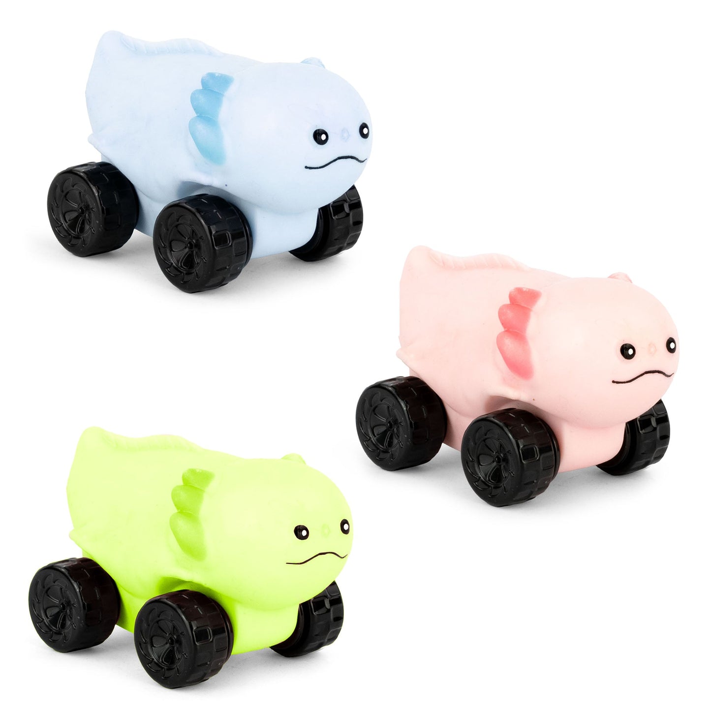 Stretch Wheels Sensory Axolotl Car Toy
