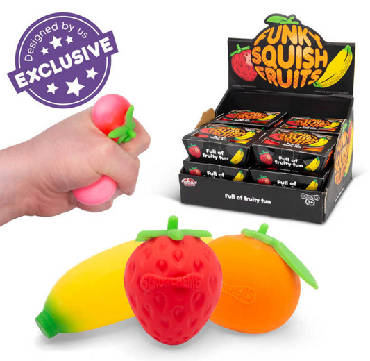 SCRUNCHEMS FUNKY SQUISH FRUITS