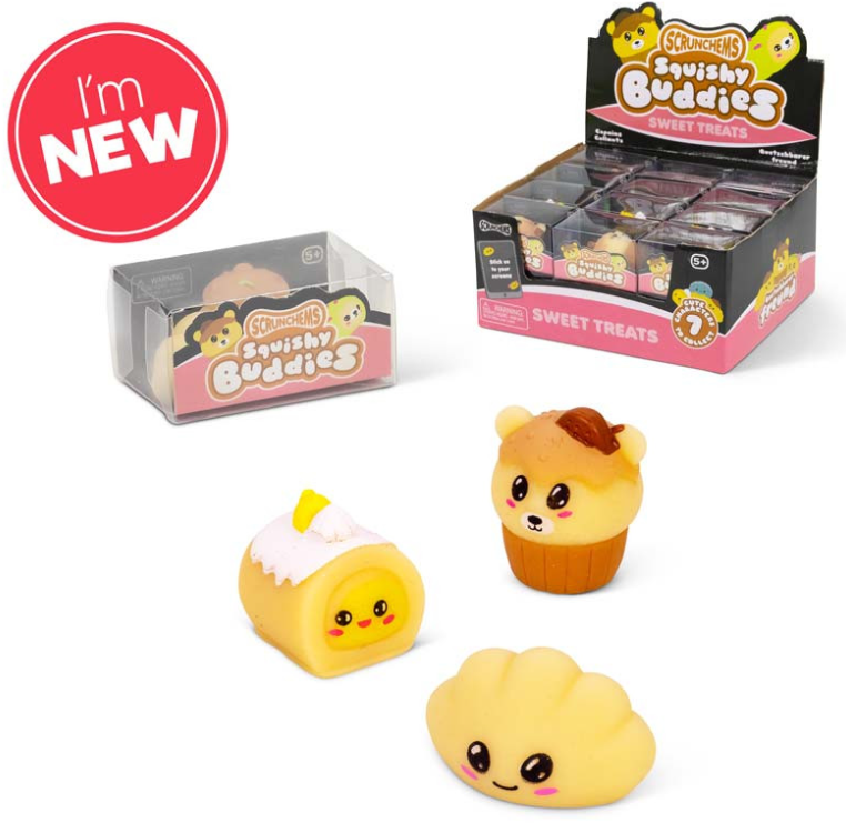SCRUNCHEMS SQUISHY BUDDIES - SWEET TREATS