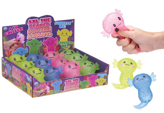 Axl The Beaded Squeeze Squishy Axolotl