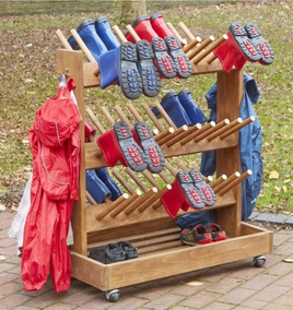 Outdoor Mobile Welly Storage