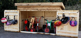 Outdoor Bike Storage Shed