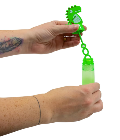 3pk Dinosaur Mini Bubble Wands