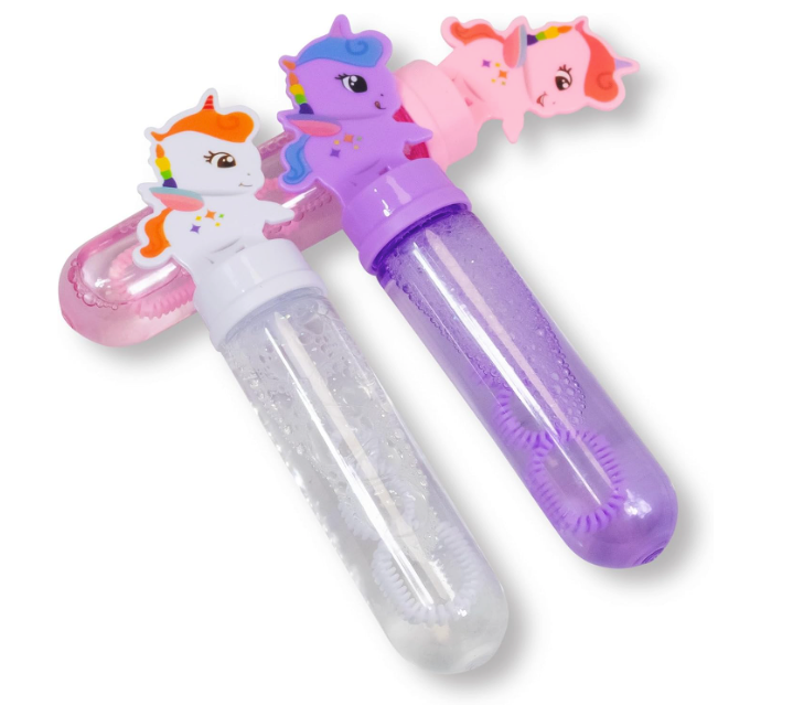 3pk Unicorn Mini Bubble Wands