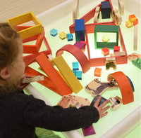 Sensory Mood Square Discovery Table