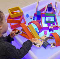 Sensory Mood Square Discovery Table