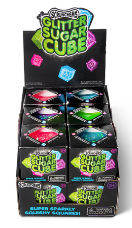 SCRUNCHEMS GLITTER SUGAR CUBE