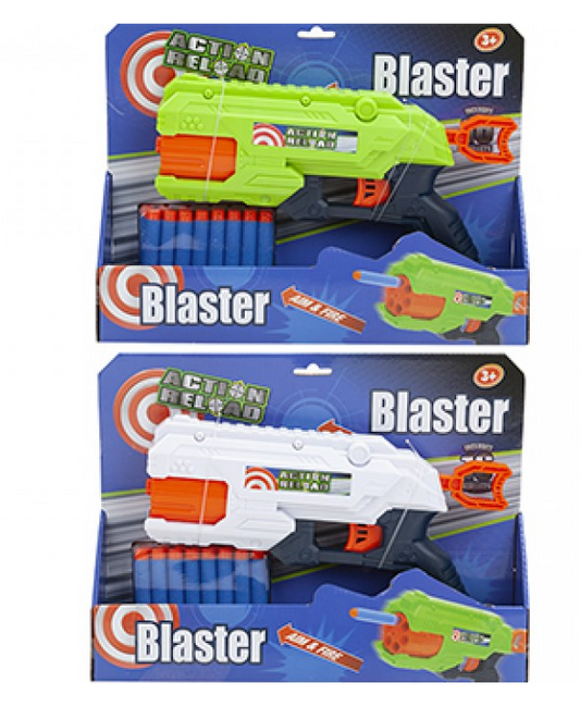 5 SHOT SOFT DART GUN SET WITH BULLETS 27.5CM