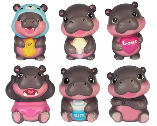 WIZZ TOYS HIPPO SQUAD PU SLOW RISE 6 ASSORTED