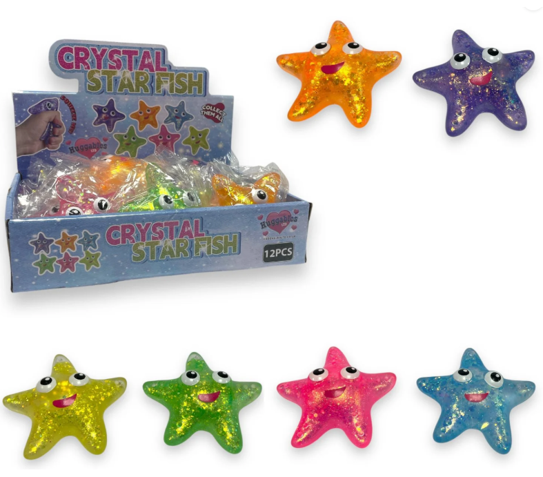 9CM CRYSTAL MALTOSE STAR FISH SLOW RELEASE
