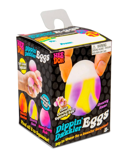 NeeDoh Dippin' Dazzler Eggs- Colour Changing Egg