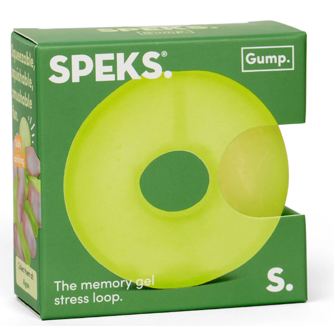 Speks Loop Gump 48 Display Mix - The Memory Gel Stress Ring - 6cm