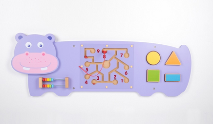 Hippo Activity Wall Panel - SENsory Toys4U