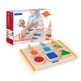 Nest and Stack Shapes - SENsory Toys4U