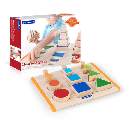 Nest and Stack Shapes - SENsory Toys4U