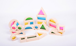 Rainbow Blocks - Pk24 - SENsory Toys4U