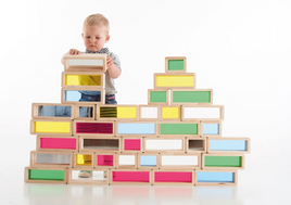 Rainbow Bricks - Pk36 - SENsory Toys4U