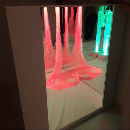 Large Wooden Padded Den for Bubble tube and Fibre Optics - SENsory Toys4U